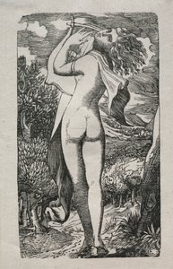 バカンテまたはライアの奏者、1829年。 作： Edward Calvert