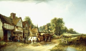 ティンバーワゴン、1845 作： Edward Charles Williams