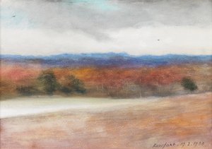 Rowfant、ウエストサセックス、1900年 作： Edward Clifford