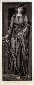 ウジェーヌ・ゴージャン（1850-1900）が彫ったフローラ（Thomas Agnew & Sons社）。