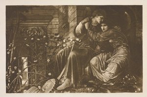 廃墟の中での愛 作： Edward Coley (after) Burne Jones