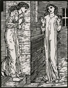 ファーストシスターの登場 作： Edward Coley (after) Burne Jones