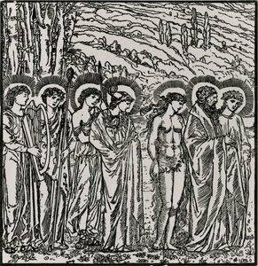 神々への参入 作： Edward Coley (after) Burne Jones