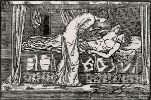 Psyche Spying 作： Edward Coley (after) Burne Jones