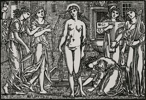 金星の宮廷 作： Edward Coley (after) Burne Jones