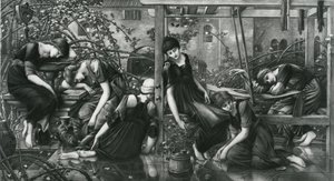 The Garden Court, from Briar Rose Series 作： Edward Coley (after) Burne Jones
