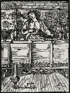食べる時の歌 作： Edward Coley (after) Burne Jones