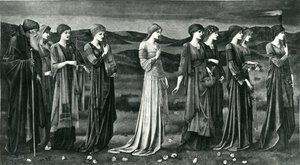 プシュケの結婚式 作： Edward Coley (after) Burne Jones