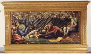いばらの薔薇：評議会の部屋 作： Edward Coley Burne Jones