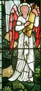 エンジェルスオブパラダイス：ミュージカルエンジェル、1897年 作： Edward Burne Jones