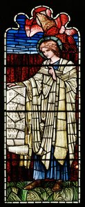 Ashton Under Lyne、Albion Congregational Church、Morris＆Co.、Edward Burne-Jones、St Matthew、1896 作： Edward Burne Jones