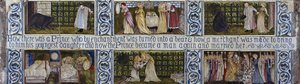 Beauty and the Beastタイルパネル、Morris、Marshall、Faulkner＆Co.、1867年 作： Edward Burne Jones