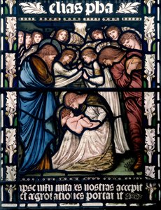 バーミンガム、セントマーティンインザブルリング、モリス＆Co.、エドワードバーンジョーンズ、キリスト降誕、1876 作： Edward Burne Jones