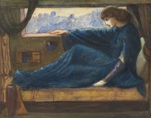 ブルターニュのドリゲン 作： Edward Burne Jones