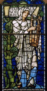 エジンバラ、セントジャイルズ大聖堂、モリス＆Co.、エドワードバーンジョーンズ、マリア、1886 作： Edward Burne Jones