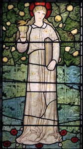 信仰、1867年（ステンドグラス） 作： Edward Burne Jones
