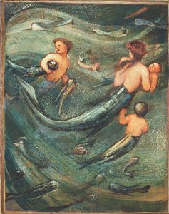 深海の人魚、1882年 作： Edward Burne Jones