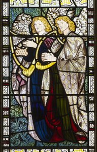 ミュージカルエンジェル、1865 作： Edward Burne Jones