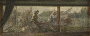 一度私の敵を倒した（紙のトイレとボディカラー） 作： Edward Burne Jones