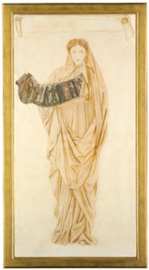 フィロメラ、1864 作： Edward Burne Jones
