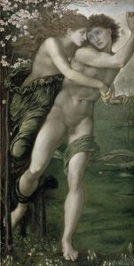 フィリスとデモフォーン、1870 作： Edward Burne Jones