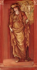 シビラティブルティーナ、1877 作： Edward Burne Jones