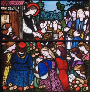 St Frideswide、詳細、1859（ステンドグラス）