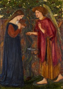 受胎告知 作： Edward Burne Jones