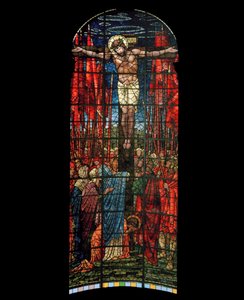 はりつけ窓、1888年（ステンドグラス） 作： Edward Burne Jones