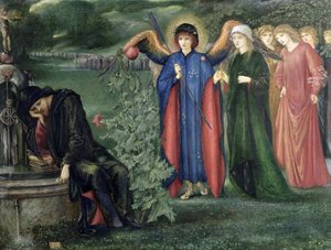 公正な女性の夢 作： Edward Burne Jones