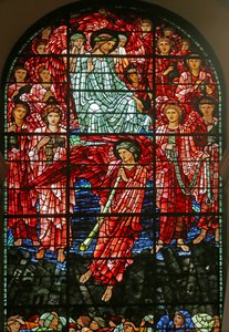 最後の審判、1885-1897（ステンドグラス） 作： Edward Burne Jones