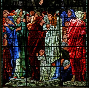 最後の審判、1885-1897（ステンドグラス） 作： Edward Burne Jones