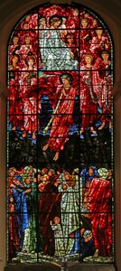 最後の審判、1885-1897（ステンドグラス） 作： Edward Burne Jones