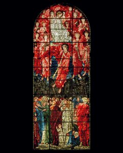 最後の審判の窓、1897年（ステンドグラス） 作： Edward Burne Jones