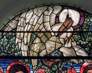 ペリカンの信心深さ 作： Edward Coley Burne Jones