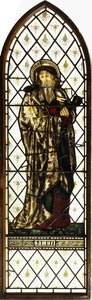 預言者サミュエル、モリス＆Co、1868年 作： Edward Burne Jones