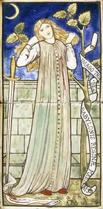 シスビー」、1861-62 作： Edward Burne Jones