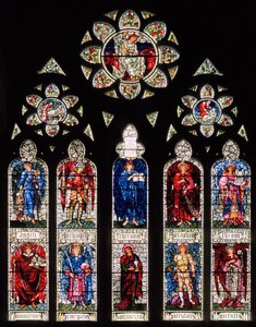 ウェストウィンドウ 作： Edward Coley Burne Jones