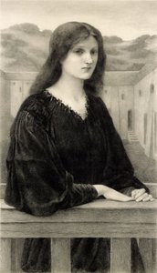 Emile Boilvin（1845-99）pubが刻まれたVespertina Quies Arthur Tooth＆Sons、1897 作： Edward Coley after Burne Jones
