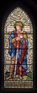 Wilden、All Saints、Morris＆Co.、Edward Burne-Jones、John Henry Dearle（1859-1932）、King Ethelbert、1902-1914、Luisia、Alfred、The Baldwins、首相、メソジスト、ウスターシャー、Arts＆Crafts、 作： Edward Coley and Dearle Burne Jones