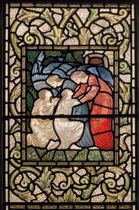 Wilden、All Saints、Morris＆Co.、Edward Burne-Jones、John Henry Dearle（1859-1932）、Reception into Paradise、1902-1914、Louisa、Alfred、The Baldwins、Prime President、Methodist、Worcestershire、Arts＆