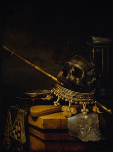 Vanitas Still Life、1661。 作： Edward Collier