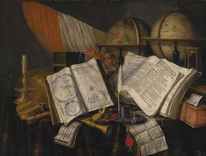 Vanitas Still Life、1662 作： Edward Collier