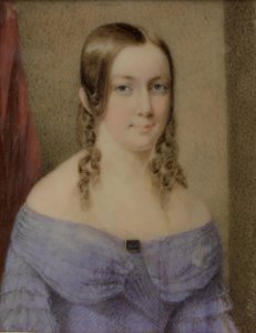 女性の肖像、1842年。