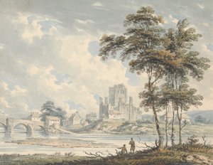 Abadia de Kelso, Roxburghshire 作： Edward Dayes
