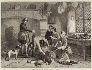 クリスマスの妨げ物を詰める 作： Edward Duncan