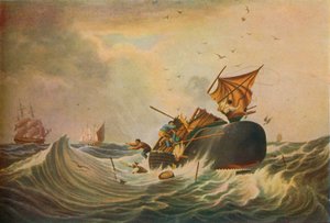 南海クジラ漁業、1836 作： Edward Duncan