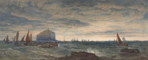 O Bass Rock ao Amanhecer 作： Edward Duncan