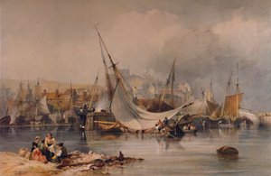 ウィットビー、1841年、1935年 作： Edward Duncan