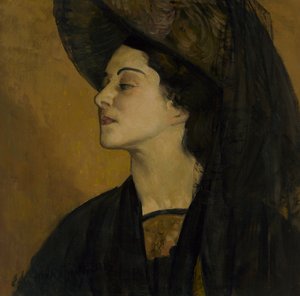 アラ・ナジモヴァ、1910年。 作： Edward Emerson Simmons